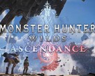 Official reveal visual for Monster Hunter Wilds: Ascendance, launching on PC and consoles in 2027.