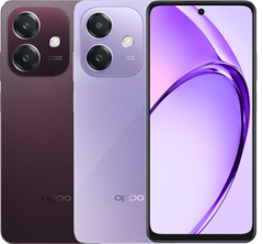 The Oppo A5i smartphone comes in starry purple and nebula red colorways (Image source: Oppo)