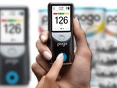 The POGO Automatic blood glucose monitor weighs just 3.4 ounces with batteries. (Image source: Intuity Medical Inc. - edited)