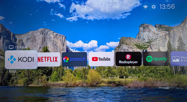 Projectivy Launcher offers a clean interface for your Google TV, but there are a few additional steps to get the best experience. (Image Source: Notebookcheck)