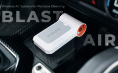 The Blast Air is a compressed-air blower with Qi support