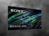 77-inch Sony Bravia A95L OLED TV front shown at angle (Image source: Sony)
