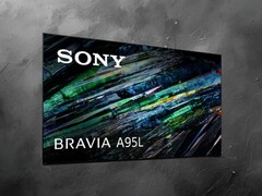 77-inch Sony Bravia A95L OLED TV front shown at angle (Image source: Sony)