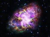 An image showing the Crab Nebula.