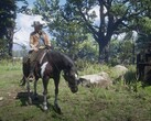 Image showing Arthur Morgan on his horse in Red Dead Redemption 2. (Image source: Rockstar Games) 