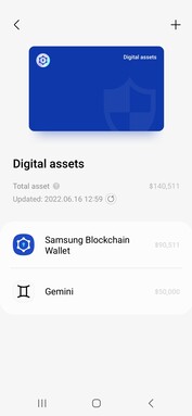 Some examples of the Wallet UI. (Source: Samsung)