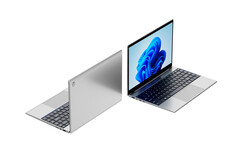 The Alldocube GTBook 13 has a metal chassis with a sandblasted finish. (Image source: Alldocube)