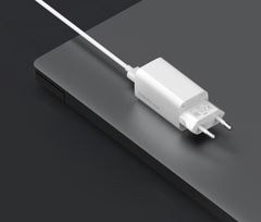 The Mi 65W fast charger is compact thanks to its use of GaN technology. (Image source: Xiaomi)