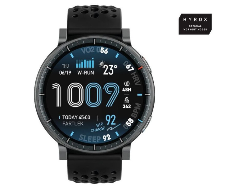 The Amazfit Active Max will support official Hyrox workout modes. (Image source: via Roland Quandt)
