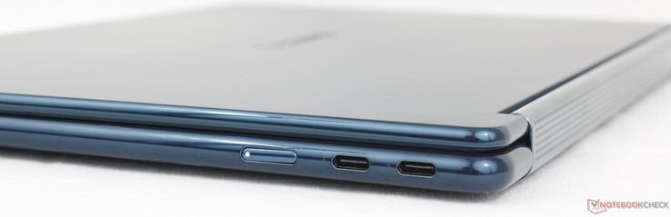 Right: 2x USB-C Thunderbolt 4 w/ DisplayPort 2.1 + Power Delivery