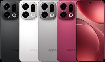 The Find X9 colors available in the Chinese market. (Image source: Oppo)