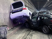 This pileup was allegedly caused by Tesla FSD braking (image: CHP)