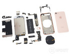 The pieces that make up the Apple iPhone 8. (Source: iFixit)