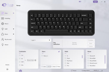 Akko offers a dedicated Akko cloud driver for the MU01 to customize the keyboard settings (Image source: Abhinav Fating / Notebookcheck)
