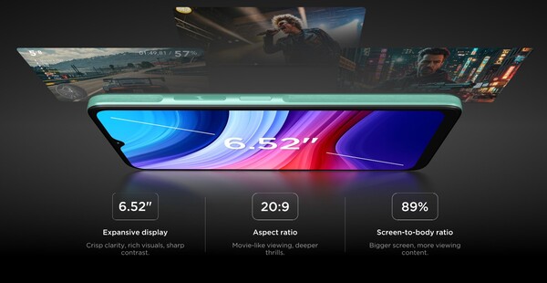 The Alcatel 3 (2025) has an HD+ display and a brightness level of 400 nits. (Image source: Alcatel)