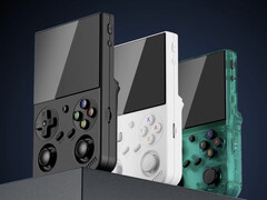 Anbernic has teased the RG35XX Pro in three colours so far. (Image source: Anbernic)
