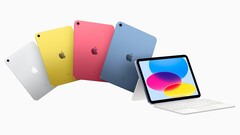 The new iPad arrives in four colours and two storage configurations. (Image source: Apple)