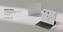 The BOOX Note Max will have a Carta 1300 display. (image source: BOOX)