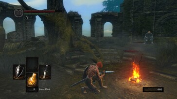 Pictured: A gameplay screenshot from DARK SOULS™: REMASTERED.