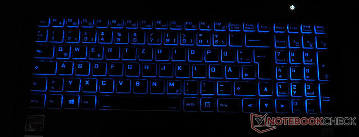 Backlit keyboard