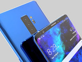 Samsung Galaxy S10 concept render with tri-camera setup on the back