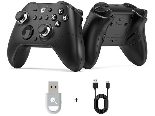 The GuliKit ES Max has two back buttons and adjustable triggers.
