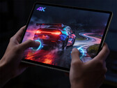 The 13-inch Legion Y900 gaming tablet will pack the Snapdragon 8 Elite Gen 5. Pictured: a promo picture showing the tablet running a racing game. 