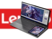The third-generation Lenovo ThinkBook Plus has a tablet-like secondary color display. (Image source: @evleaks/Lenovo - edited)