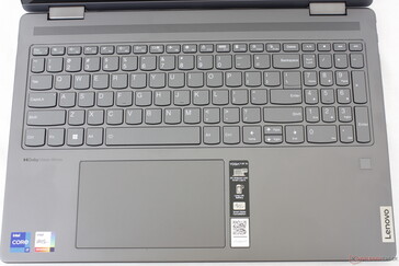 Same keyboard layout as on the 2022 model