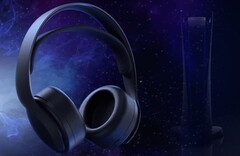 The Midnight Black Pulse 3D wireless headset might be eventually followed by a black PS5 console. (Image source: Sony/Snoreyn - edited)