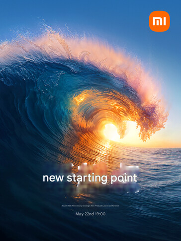 New Xiaomi launch event teaser (Image source: Xiaomi - machine translated)