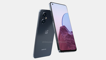 OnePlus Nord N20 5G renders have leaked with a flat design. (Image source: 91mobiles and OnLeaks)