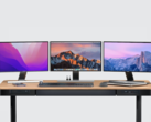 The REVOXEN 17-in-1 Standing Desk has a built-in docking station, including an NVMe SSD enclosure. (Image source: REVOXEN)