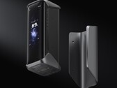 The Rapid Pro X Power Bank has a large display and support for removable accessories. (Image source: EcoFlow)