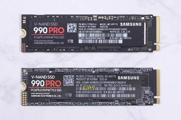 Real vs fake Samsung SSD differences.