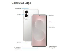 The Galaxy S25 Edge is reported to start at over €1,200 in the Eurozone. (Image source: via Evan Blass)