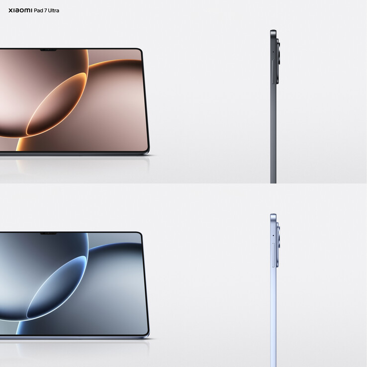 The two color options of Xiaomi Pad 7 Ultra (Image source: Xiaomi - edited)