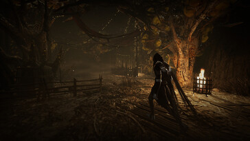 An image showing a gameplay sequence in Thymesia.