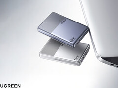 The Nexode Air 65W Slim costs around $19 in China. Pictured: a promo picture showing the two color options of the charger.