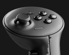 Valve Deckard's controller (pictured) will likely feature a large D-pad, ABXY buttons, oversized triggers, and side-mounted triggers. (Image source: @Down_90 on X/Twitter)