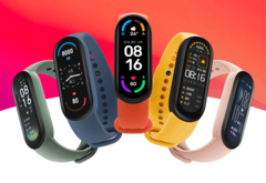 The Xiaomi Mi Smart Band 6 has a much larger display than its predecessor. (Image source: Xiaomi)