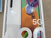 Retail packaging for the Galaxy A90 5G has been leaked suggesting a launch is imminent. (Source: @slashleaks)