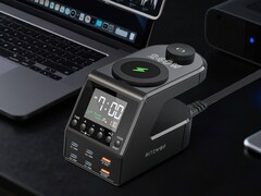 The BW-FW10 is a new charger with wireless charging and numerous ports (Image source: Blitzwolf)