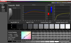 Grayscale analysis (pre-calibration)