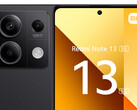 The Redmi Note 13 5G in its 'Graphite Black' colourway. (Image source: Aldi Talk)