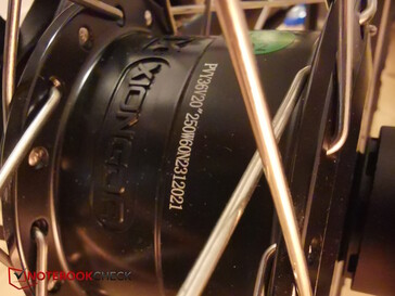 Marking on the motor