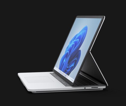 The Surface Studio's design embodies versatility while avoiding the 360° hinge that so often causes screen wobble in other 2-in-1s. Image source: Microsoft