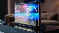 TCL CSOT&#039;s scroll of OLED. (Source: TCL)