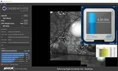 System information during a CB R15 Single 64Bit benchmark