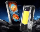 The WP100 Titan combines smartphone, power bank, projector, flashlight and siren in one single device (Image source: Oukitel)